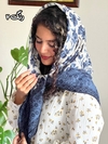 روسری نخی گارزا دور دست دوز 