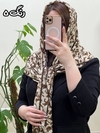 روسری نخی دور دست دوز 