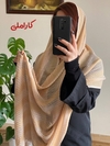 شال نخی حصیری منگوله‌دار 