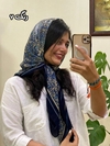 روسری نخ گارزا دور دوخت