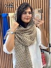 شال حریر وارداتی اشک دور گان 
