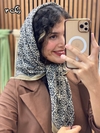 روسری نخی دور دوخت
