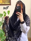 شال توری دور گان دوزی