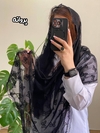 شال توری دور دانتل