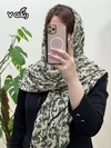 روسری نخی دور دست دوز 
