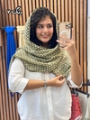 شال حریر وارداتی اشک دور گان 