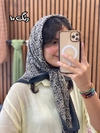 روسری نخی دور دوخت
