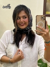 روسری نخ گارزا دور دوخت