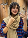 شال برشکا وارداتی کرم و مشکی