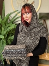 شال نخی پلیسه پلنگی