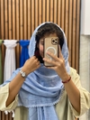 شال نخی سنگشور دور عدسی لبه ریش ماهی
