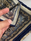 روسری نخی حاشیه ترمه 