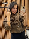 شال نخی پاییزه مشبک 