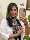 روسری نخ گارزا دور دوخت