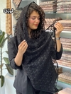 شال توری دور گان دوزی 