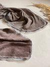 شال پلیسه دور دانتل 