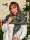 روسری نخی حاشیه ترمه 