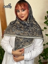 روسری نخی حاشیه ترمه 
