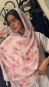 شال نخی چاپی طرح گل