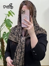 روسری نخی دور دست دوز 