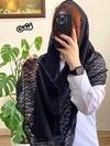 شال توری دور گان دوزی