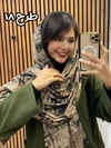 شال مخمل موهر چاپی 