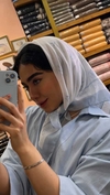  مینی اسکارف چاپی آبی لی