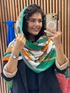 شال نخی پلیسه پاییزه 
