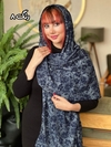 شال نخی وارداتی دور دندون موشی گل