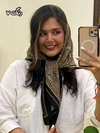 روسری نخ گارزا دور دوخت