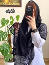 شال توری دور گان دوزی