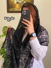 شال توری دور گان دوزی 
