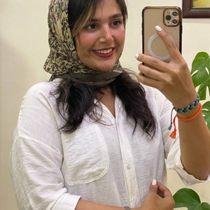 روسری نخ گارزا دور دوخت