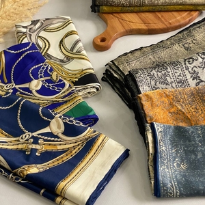 روسری حریر و ساتن 
