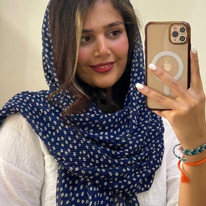 شال نخی گل ریز