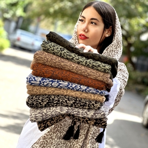 شال برشکا پاییزه پر گل ۳۴