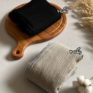 شال پلیسه دور دانتل 