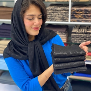 روسری ژاکارد دور دوخت