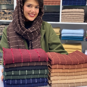 شال نخی شکوفه 