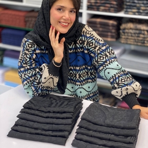 روسری نخی ژاکارد 