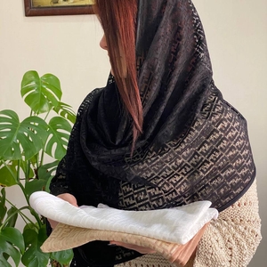 شال توری دورگان فندی