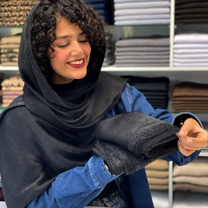 شال و روسری پلیسه کوپرا مجلسی