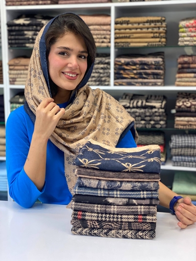 شال موهر چاپی