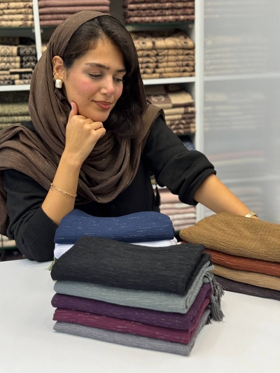 شال نخی برشکا شاین