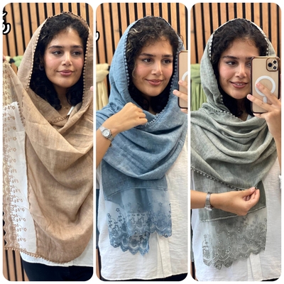 شال نخی سنگشور دور عدسی وارداتی لبه تور