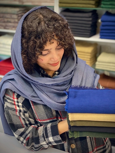 شال برشکا چهار طرف ریش 