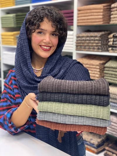 شال نخی برشکا کوکی