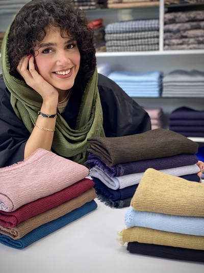 شال کنفی دور ریش