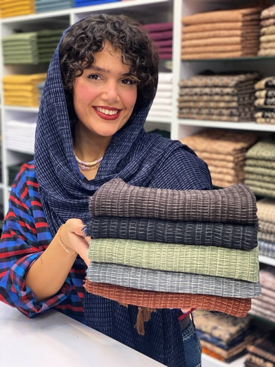 شال نخی برشکا کوکی