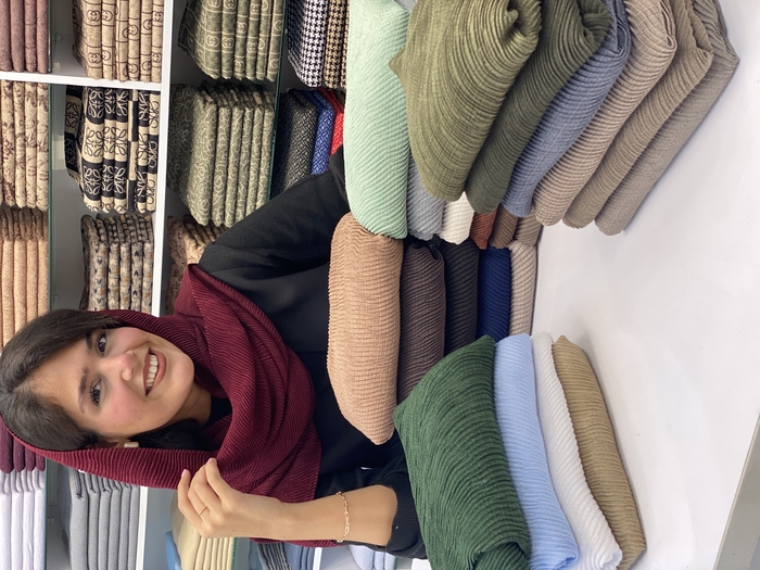 شال پلیسه جناقی 